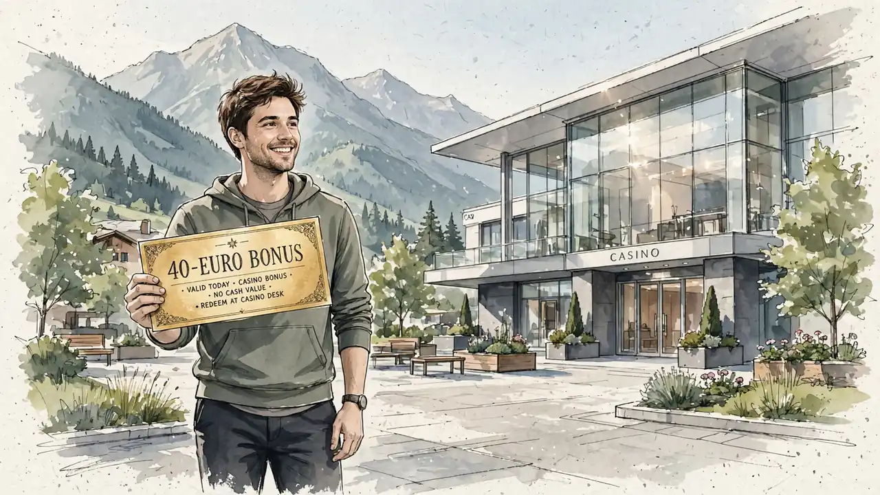 40-Euro-Bonus ohne Einzahlung im Casino Schweiz