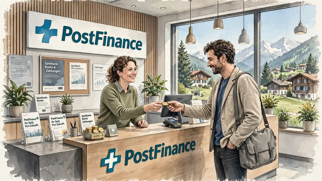 Online-Casino mit PostFinance in der Schweiz
